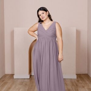 Revelry Zoe Chiffon Dress- Lavender